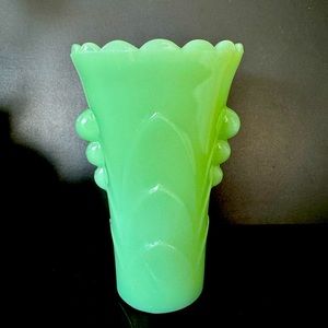 Vintage Fire King Jadeite Vase